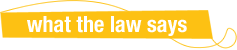 What the law says